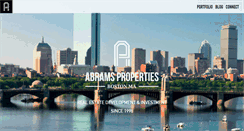 Desktop Screenshot of abrams-properties.com